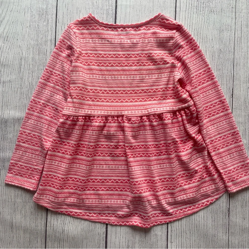 Gymboree Enchanted Winter Coral Soft and Cozy Tunic size 8
